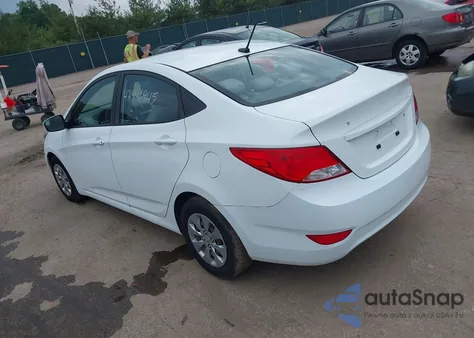 2017 Hyundai Accent Se from USA, damaged, VIN KMHCT4AE7HU179076